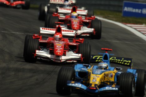 Starten på Europas Grand Prix 2006.